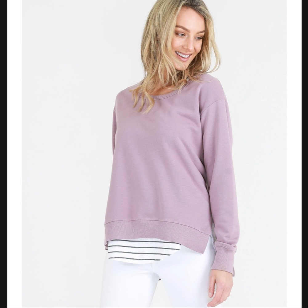 3rd Story ‘Ulverstone’ Relaxed Sweater Size L $40 💜 - Picture 4 of 11